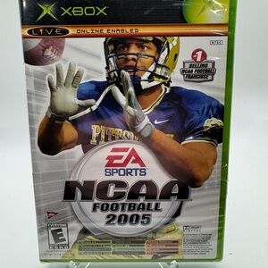 NCAA Football 2005 / Top Spin Combo for Xbox Brand New Factory Sealed Never Used